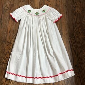 Smocked Christmas dress